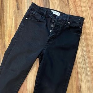 Abercrombie high waist super skinny ankle jeans